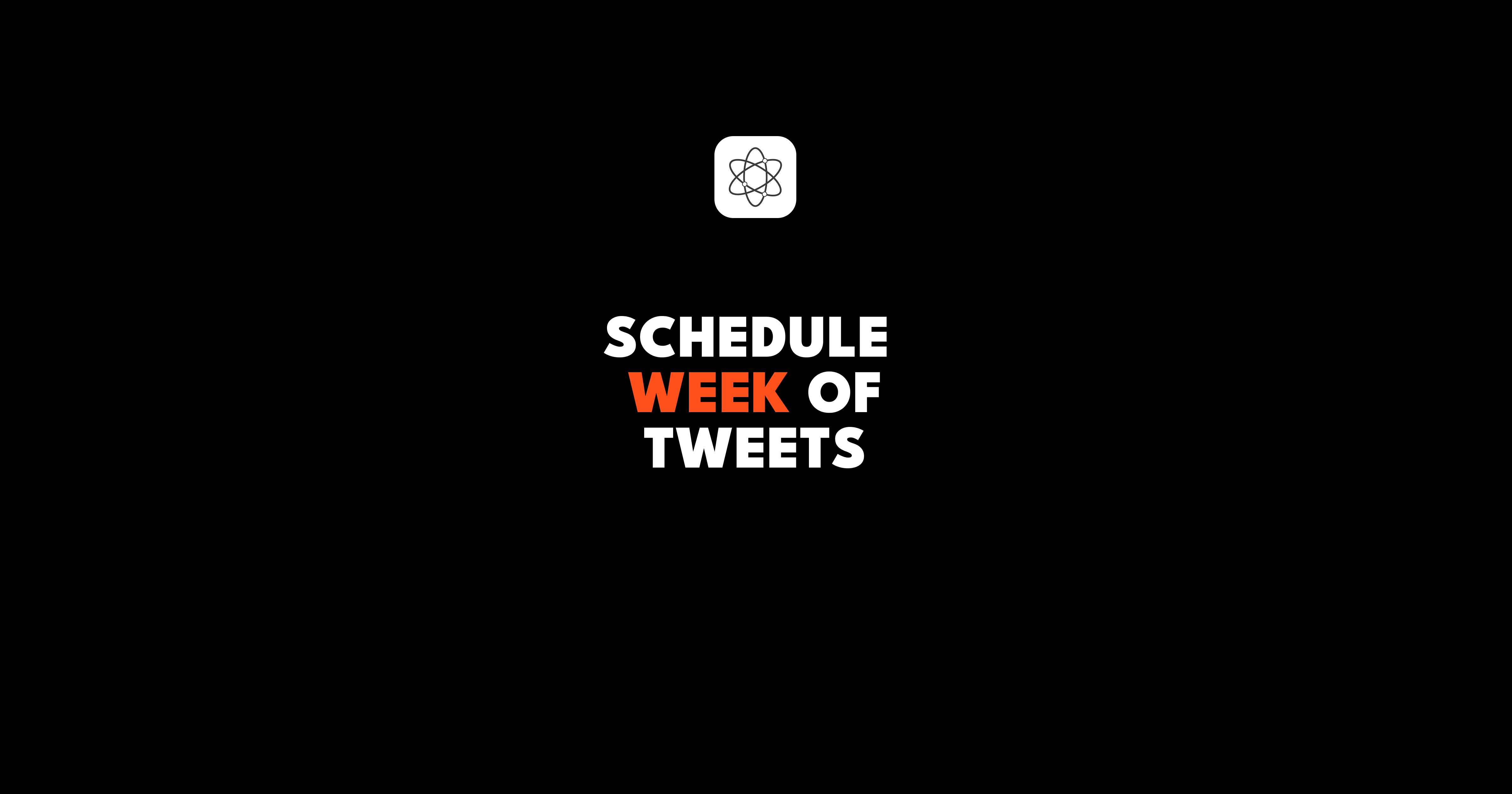 How to Schedule a Week of Twitter Posts in 10 Minutes